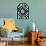 Wallity Window And Crescent - M Negro